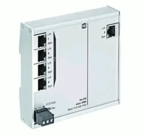 Harting 5-Port Rj45 Din Rail Ha-Vis Econ 2050Gbt-A-P Ethernet Switch 24024050020
