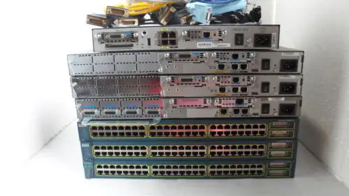 Cisco Ccna Ccnp Ccsp Ccie 2821 1841 2600Xm Ws-2960 3750 bộ dụng cụ lab tại nhà