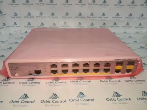 Cisco WS-C3560C-12PC-S Catalyst 3560C 12埠PoE 2X雙緊湊交換機