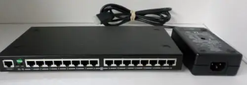 Digi 50001196-01 Servidor de terminales Etherlite 16 con fuente de alimentación (1 disponible)