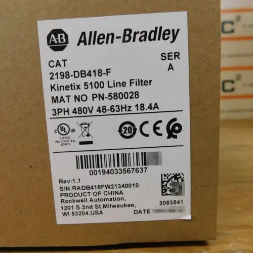 Ab 2198-Db418-F Kinetix 5100 lijnfilter