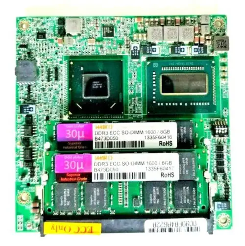 Portwell Pcom-B219Vg Sbc Mb + 3.10Ghz Intel Core I7-3612Qe Sr0Nd Cpu + 16Gb Ram