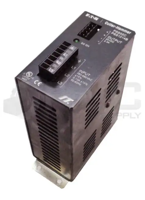 Eaton Cutler Hammer Pss55C Pss1014B Power Supply 360-480Vac 50/60Hz 24Vdc 2.3A