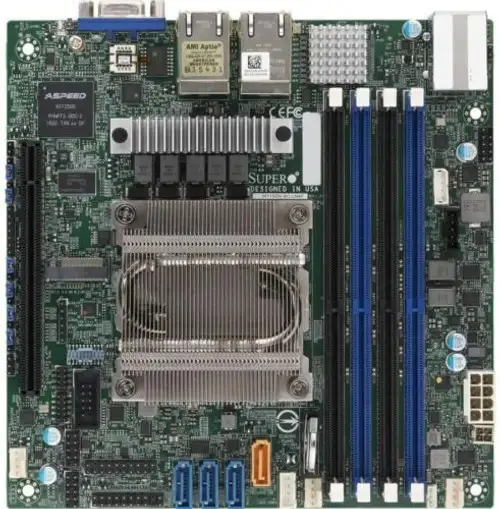 Supermicro Mbd-M11Sdv-8Ct-Ln4F-(O/B) Motherboard Mini-Itx Amd Epyc 3201