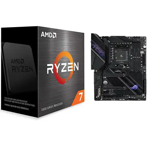 Amd Ryzen 7 5800X3D 8-Core 16-Thread Desktop Processor + Asus Rog Crosshair Viii