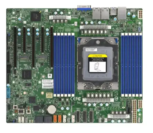 Supermicro H13Ssl-N Amd 9334/9654 Qs Epyc Genoa Sp5 96C 2.4Ghz