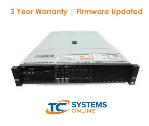 Dell Poweredge R730 2X 2690V3 2.6Ghz=24Core 128Gb 3X1.92Tb Ssd Sata H730
