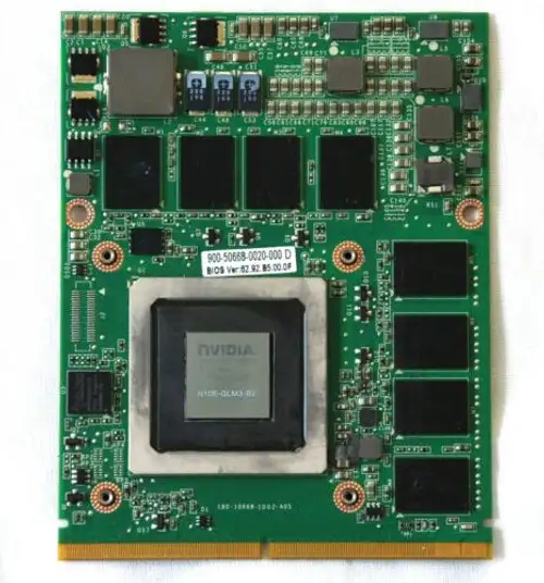 Clevo D900F Nvidia Quadro Fx 3800M; 1Gb Gddr5; Mxm 3.0B; N10E-Glm3