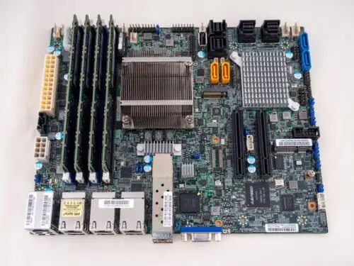 Supermicro X10Sdv-7Tp8F Xeon D-1587 16-Core Lsi Sas 2116 Motherboard + 64Gb Ram