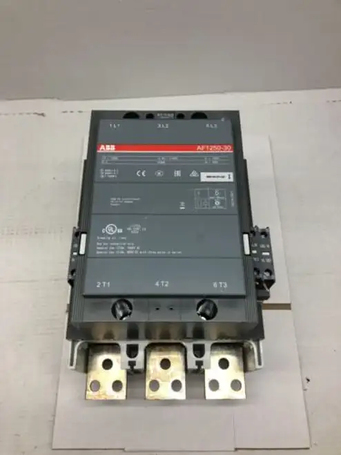 Abb Af1250-30 1260A 100V Contactor W/ Cal18-11 Cel18 Aux Contacts