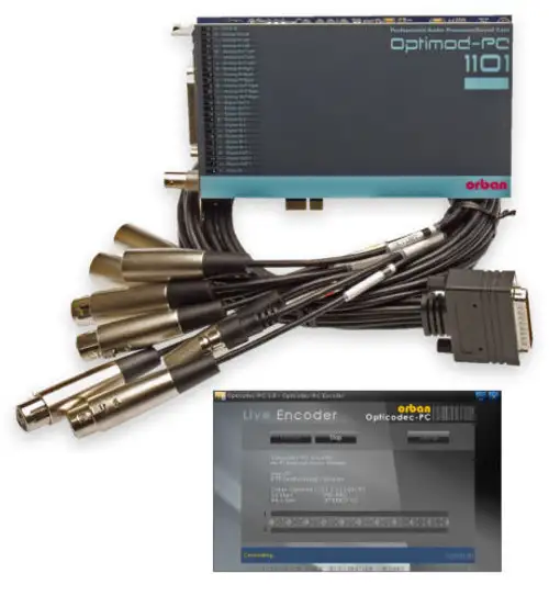 Orban Optimod Pc1122E Pc1101E Pcie Card & Pc1010 Pe Opticodec Streaming Software