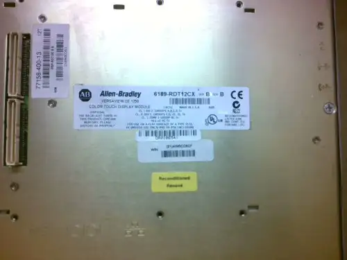 Allen Bradley 6189-Rdt12Cx Versaview Ce 1250H Couleur Touche Module D'Affichage