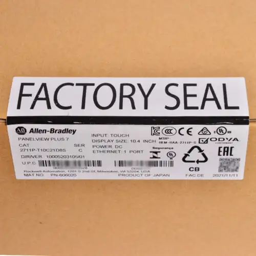 Allen-Bradley 2711P-T10C21D8S Hmi Panelview Plus 7 10"