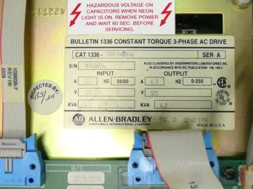 Allen-Bradley 1336-C003-EAD-FA2 AC Drive