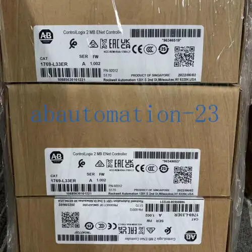 Allen-Bradley 1769-L33Er/A 2Mb Enet CompactLogix 控制器
