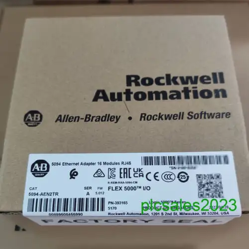 Allen-Bradley 5094-Aen2Tr 5094Aen2Tr Flex 5000雙端口乙太網模組