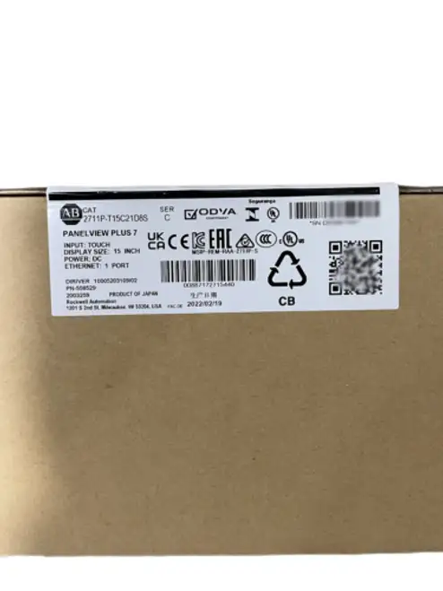 Allen Bradley 2711P-T15C21D8S terminal HMI PanelView Plus 7