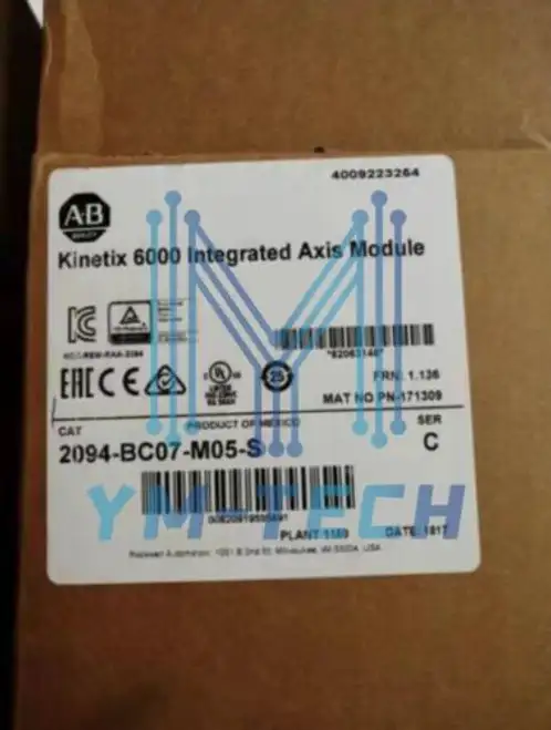1 Pcs Allen-Bradley Kinetix 6000 Integrated Axis Module 2094-Bc07-M05-S Us