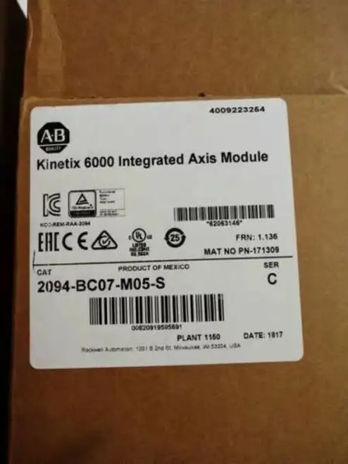 Allen-Bradley 2094-Bc07-M05-S 2094Bc07M05S Kinetix 6000 mô-đun trục tích hợp