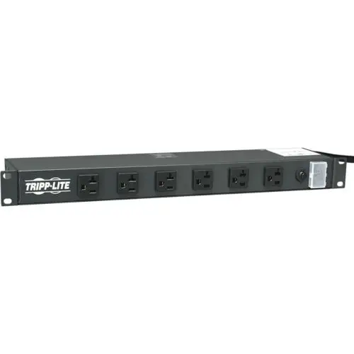 Tripp Lite Power Strip Rackmount Metal 120V 12 Outlet 15' Cord 1U Rs-1215-20T