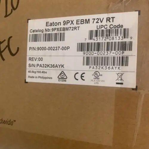 Eaton 9Px Ebm 72V Rt 9Pxebm72Rt 擴展電池模組組