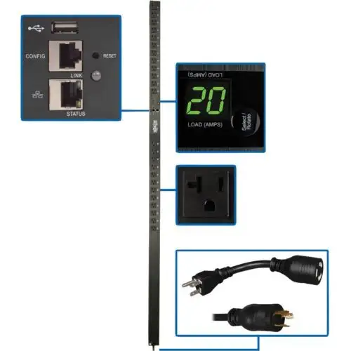 Tripp Lite Pdu Monitored 1.9Kw 120V 24 5-15/20R Lx Platform Interface 70In.