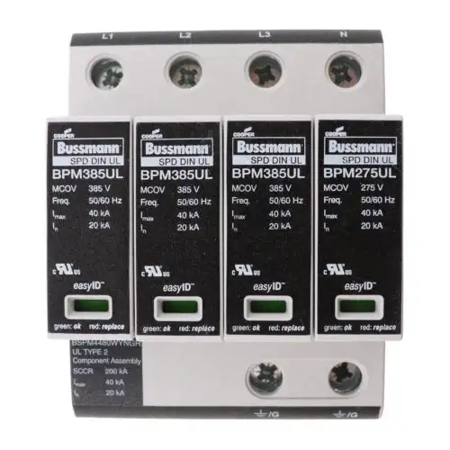 Cooper Bussmann Bspm4480Wyngr 4P 200Ka 385V-Mcov módulo de supressão de surto