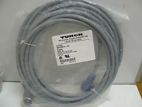 NEW TURCK WSM WKM 5711-5M CONNECTION CABLE U2779-22