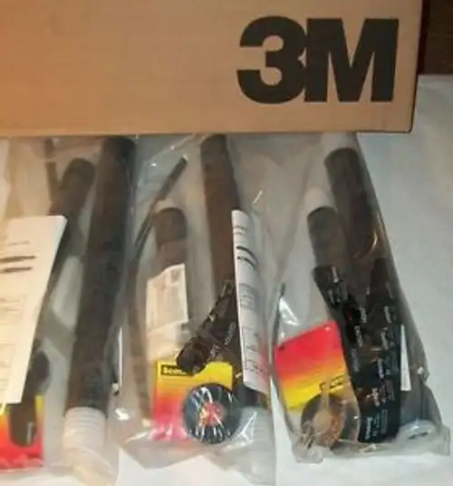Neu 3M 5551 Kit mit 3 Kaltschrumpf-Gummi-Verbindungen 5Kv-8Kv Isolierspleißen