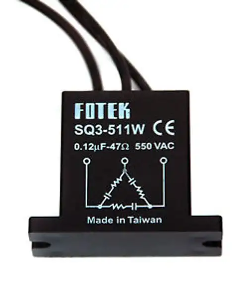 Fotek SQ3-511W 0.12uF 47? 550VAC เครื่องดับประกายไฟสามเฟส
