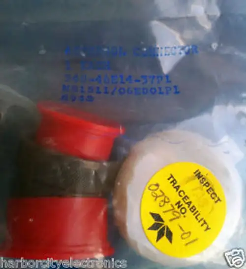 M81511/06ED01P1 AMPHENOL 348-46E14-37P1 PINS and CAPLUG INCLUDED
