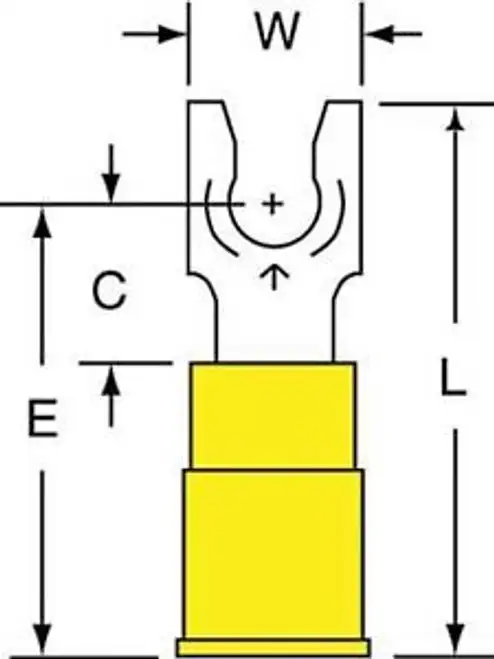 3M MVU10-8FLK G5508772 çatal terminal