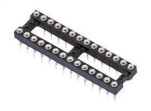 TE CONNECTIVITY 808-AG11D-LF DIP SOCKET 8POS THROUGH HOLE (50 pieces)