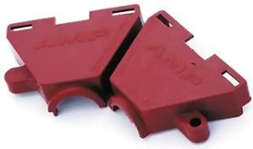 TE CONNECTIVITY / AMP 350373-1 STRAIN RELIEF 6WAY NYLON (50 pieces)