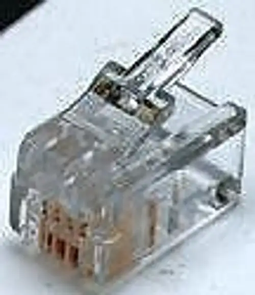 TE CONNECTIVITY / AMP 5-555177-3 CAT3 MODULAR PLUG 6POS 1 PORT (100 pieces)
