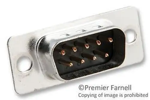AMPHENOL FCE17-E09PM-210 CONNECTOR FILTERED D SUB PLUG 9POS (10 pieces)