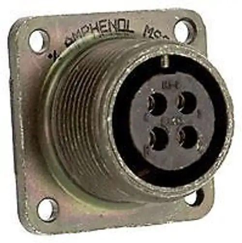 AMPHENOL INDUSTRIAL MS3102R20-27S CIRCULAR CONN RCPT SIZE 20 14POS BOX