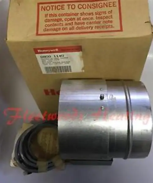 Honeywell 6In Automatic Vent Damper 24V 60 Hz Without Wiring Harness-D80D 1140
