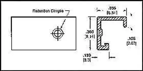 Te Connectivity / Amp 640550-5 Closed End Dust Cover 5 Pos Polye...(500 Pieces)