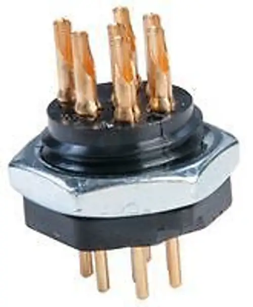 Cooper Interconnect 126-191 Circular Connector Plug 7Pos Panel (10 Pieces)