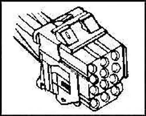 Te Connectivity / Amp 1-640525-0 Plug & Socket Housing Plug Nylon 50 Pieces