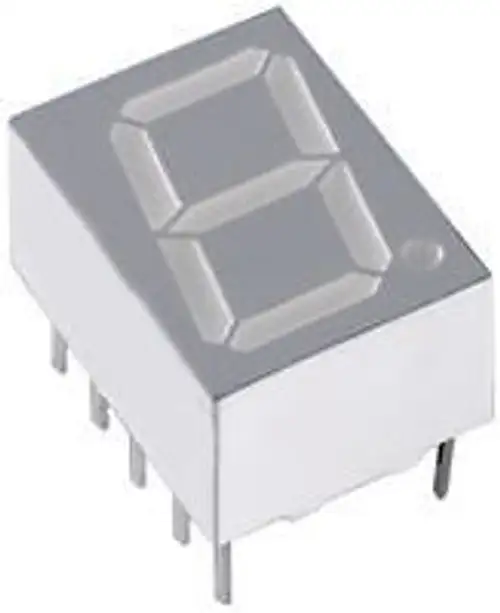 Avago Technologies HDSP-F203 10mm display siete segmentos rojo