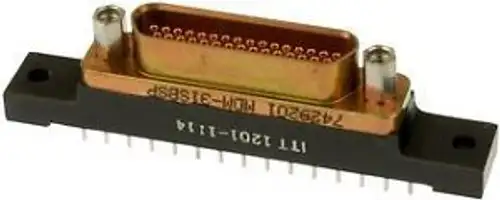 Itt Cannon Mdm-31Sbsp Micro-D-Stecker Buchse 31Pos Thd