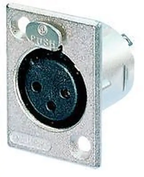 Neutrik NC3FP-1 XLR-Buchse 3-poliger Stecker