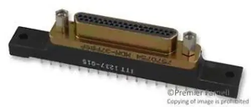 Itt Cannon Mdm-37Pbsp Micro-D-Stecker Stecker 37Pos Thd
