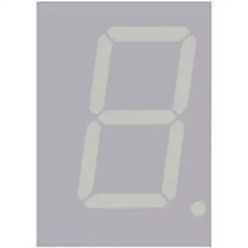 Avago Technologies HDSP-3903 20mm display de siete segmentos rojo