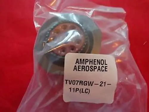 Tv07Rgw-21-11Plc Circular Mil Spec Connector 11P Sz 21 Pin Jam Nut Rcpt Amphenol