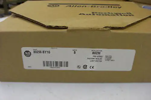 New Allen Bradley 802M-By16 Pre-Wired Limit Switch