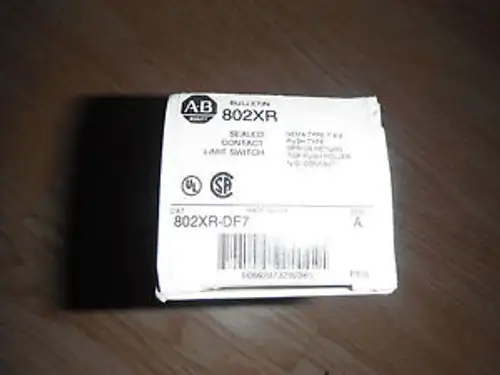 Allen Bradley 802Xr-Df7 40182-009-54 600 Vac Limit Swtich W/ Roller Head