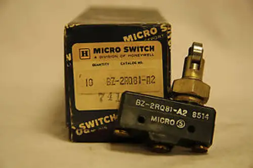 Honeywell Bz-2Rq81-A2 Micro Limit Switch 15A 125 250 480 Vac Of 10